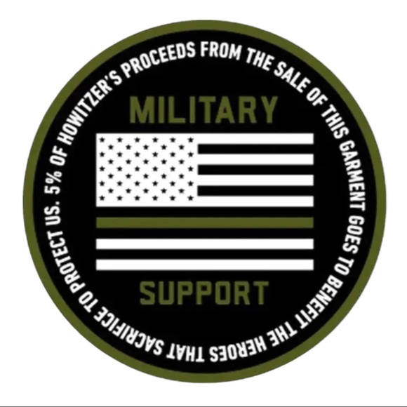 Howitzer Style Men's T-Shirt Tread Circle Military Grunt MFG - Picture 8 of 11